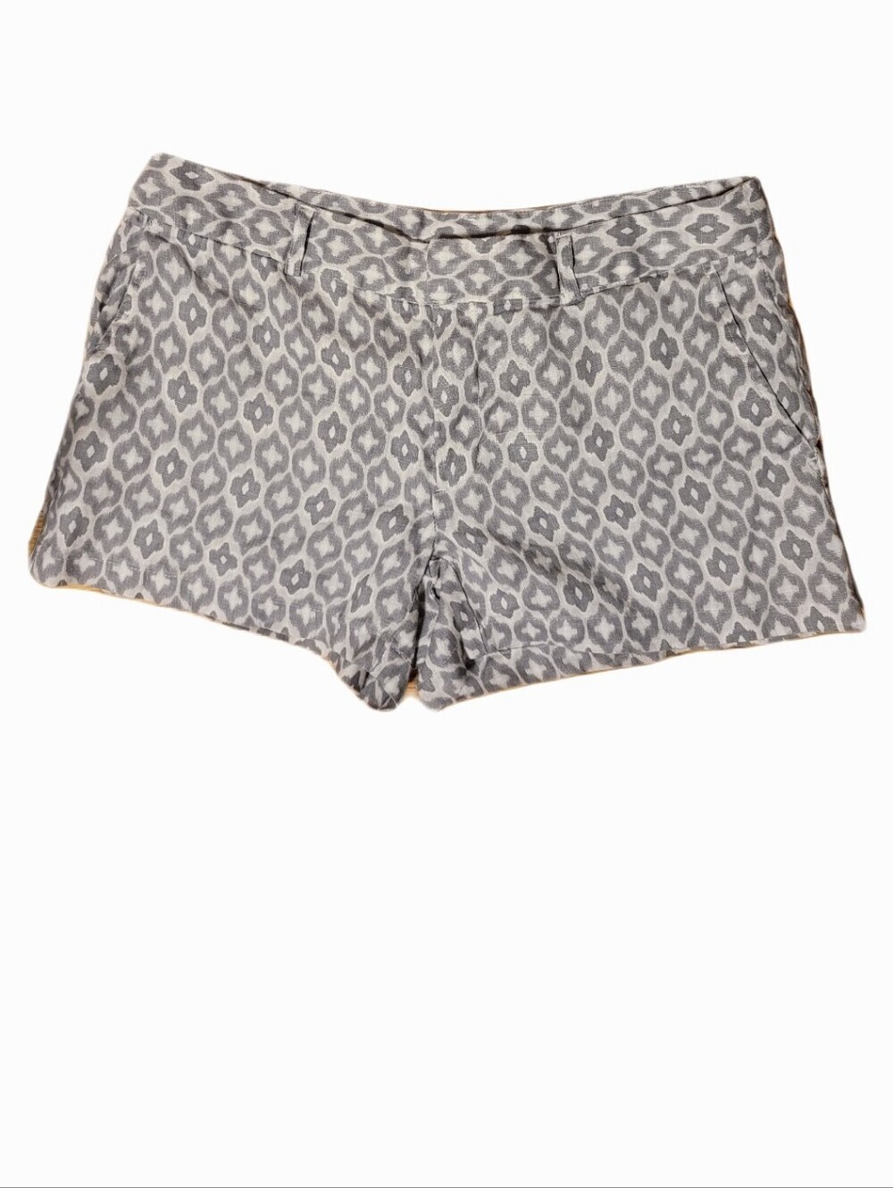 Cynthia Rowley Linen Shorts Size 6 Low Rise Diamond Soft Girl Clean Girl